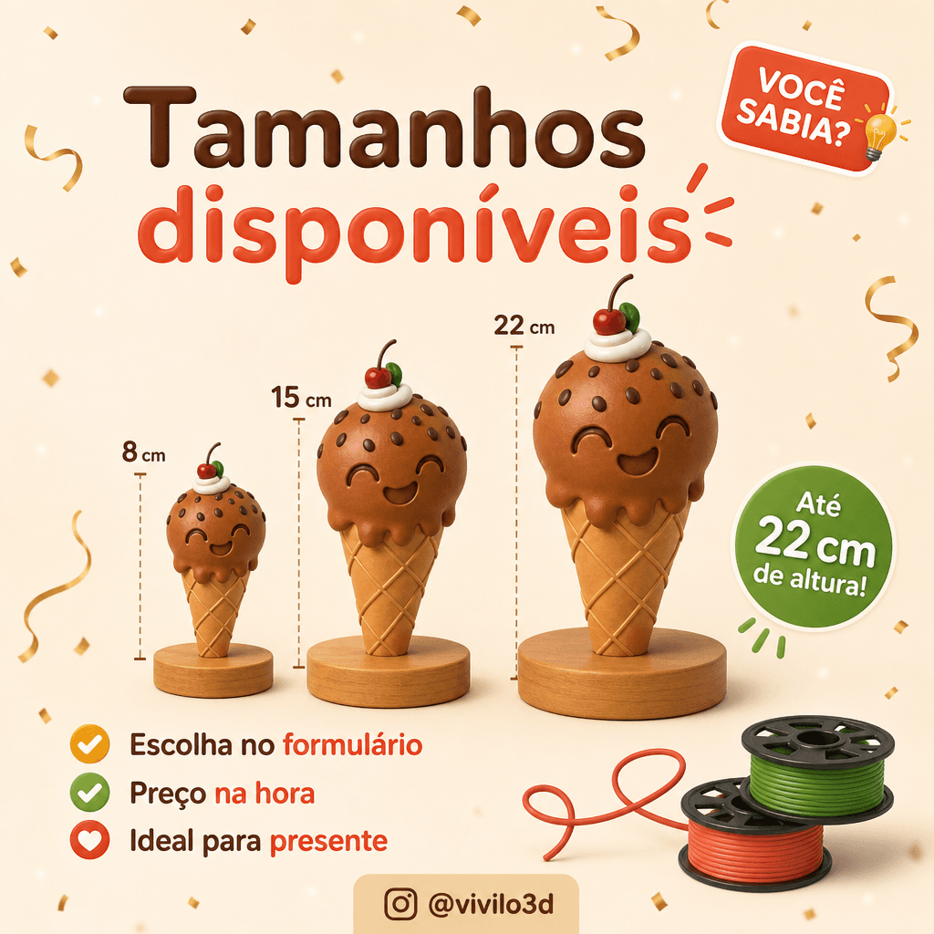 Tamanhos disponíveis